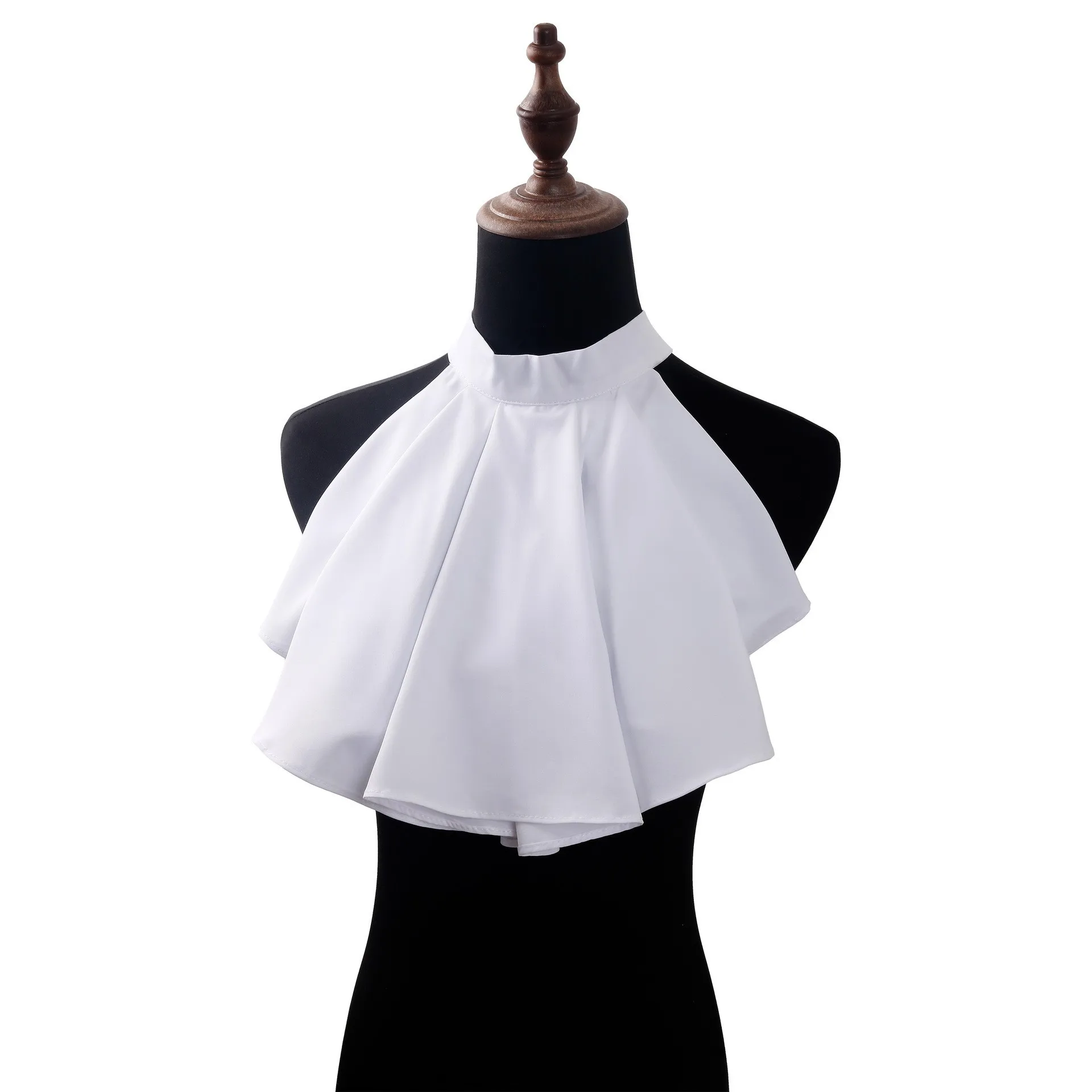 

Miles Edgeworth Scarf Cosplay Prop Vintage Lace Ruff Collar Costume Anime Opera Stage Performance Gothic Lolita Neckpiece