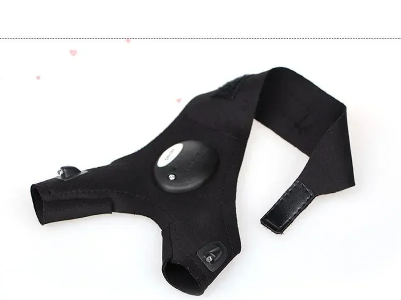 LED Flashlight Fishing Strap Fingerless Gloves Waterproof Cycling Camping Hiking Rescue Glove Lamp Lighting Gloves