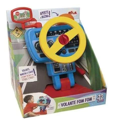 Steering Wheel Child Toy Fom Fom Horn Elka Resistant