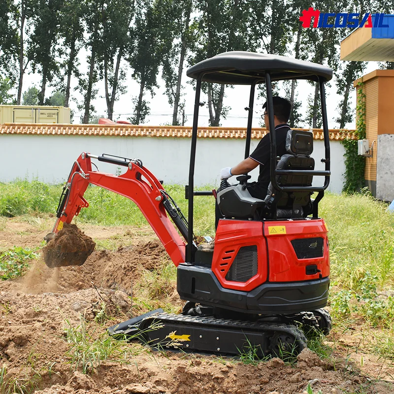 Nicosail 2 Ton Mini Excavators Affordable Price Digger Excavator Mini Pelle Chinese 1.8ton Small Excavator Machine for Sale