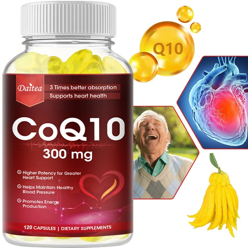 CoQ10 Supplement - Improve Blood Circulation, Support Heart Function and Antioxidants