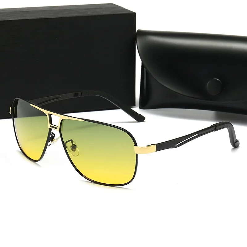 

Солнцезащитные очки поляризационные для мужчин и женщин, фотохромные, в винтажном стиле, для вождения, в стиле хамелеон, поляризационные