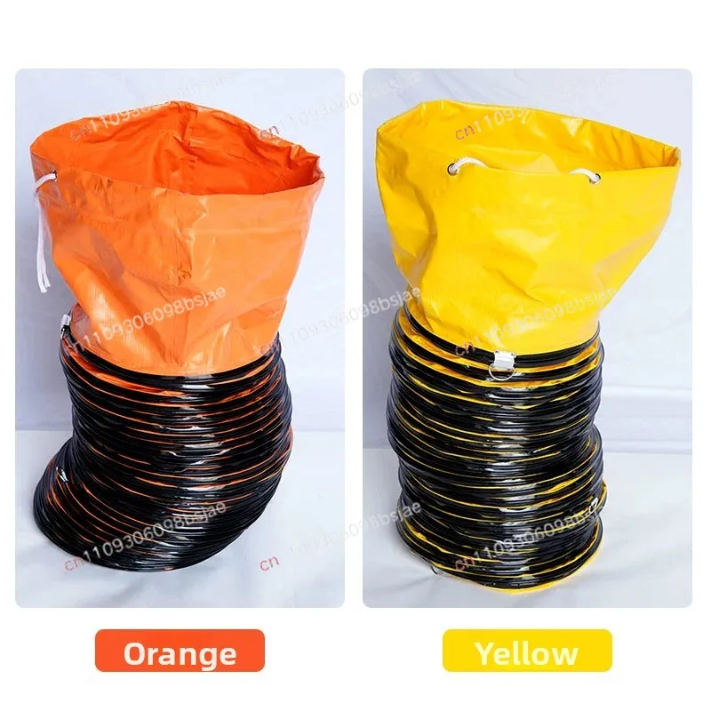 New telescopic air duct mine paint ventilation pipe high temperature resistant PVC canvas exhaust fan hose