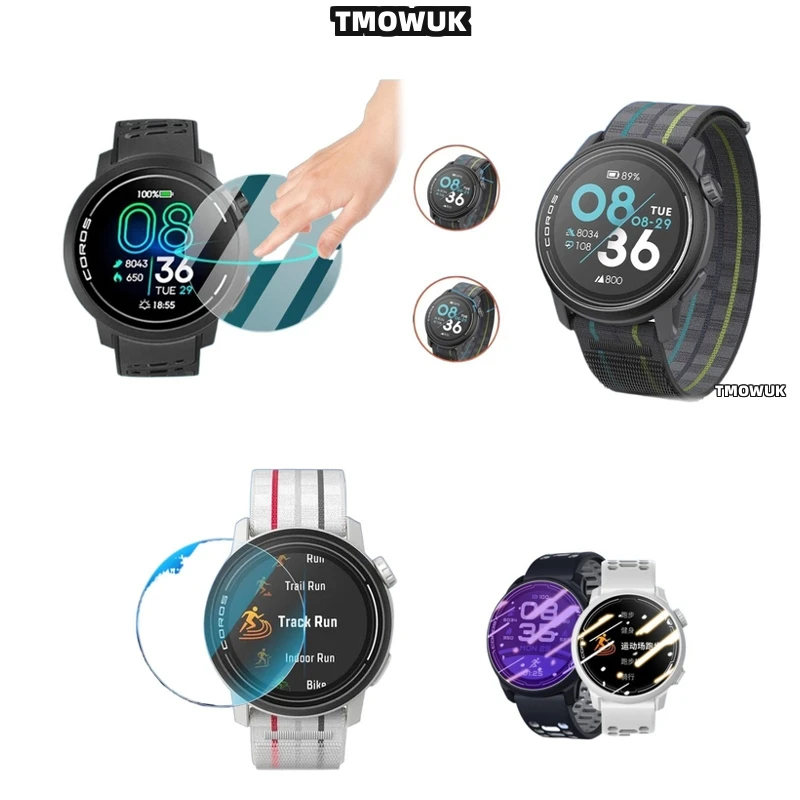 

​​For Coros PACE 2 3 VERTIX 2 2S APEX 2 Pro 9H Hardness Screen Protector Anti-Fingerprint Bubble-Free Film​​