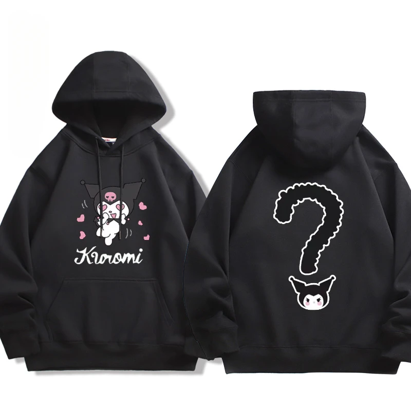 Kuromi women hoodies for Women Cartoon Sweatshirt for Womens and Mens in Spring and Autumn periphery Hoodies Couple\'s Clothing