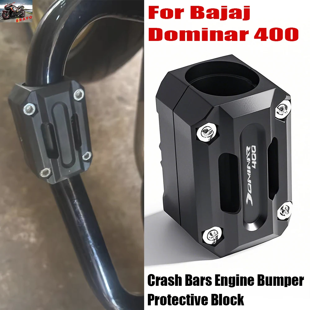 

For Bajaj Dominar 400Accessories Trim Block Protection Motorcycle Engine Guard Crash Bars Engine Bumper Protective Block