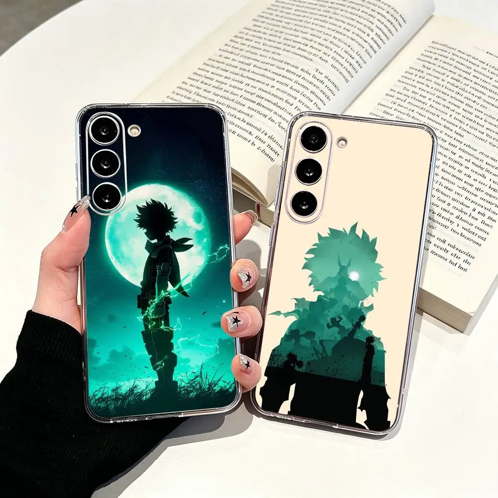 M-My -Hero Academia-Hot Anime Clear Soft Silicone Phone Case for Samsung Galaxy A71, A70, A52, A51, A40, A30