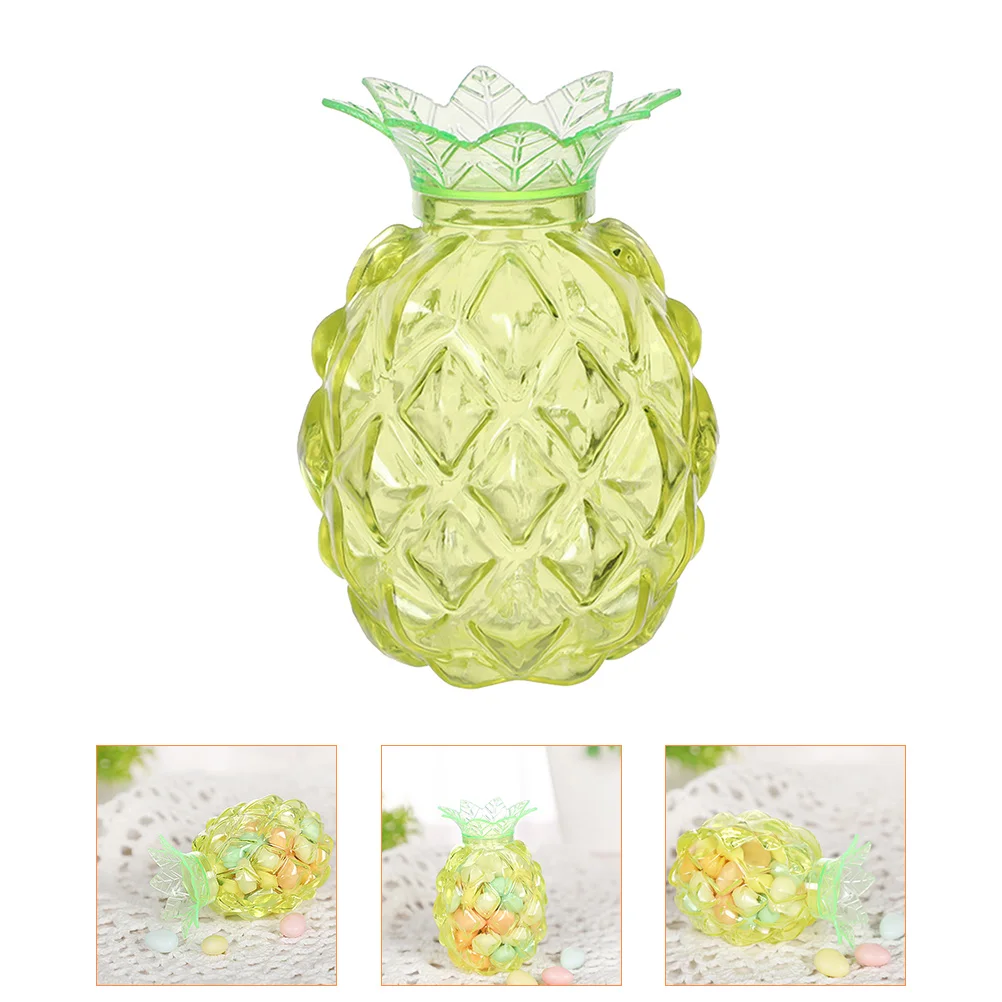 Treat Boxes Pineapple Candy Cookie Containers for Gift Giving Small Bulk Clear Plastic Presents