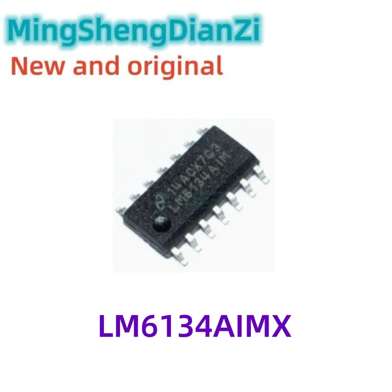 5PCS LM6134AIMX LM6134AIM LM6134 SOP14 input and output operational amplifier chip