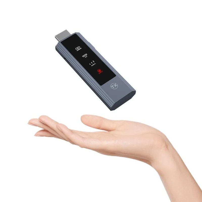 point-to-point wireless same screen device, screen projector, computer HDMI wireless transmission extender with display screen