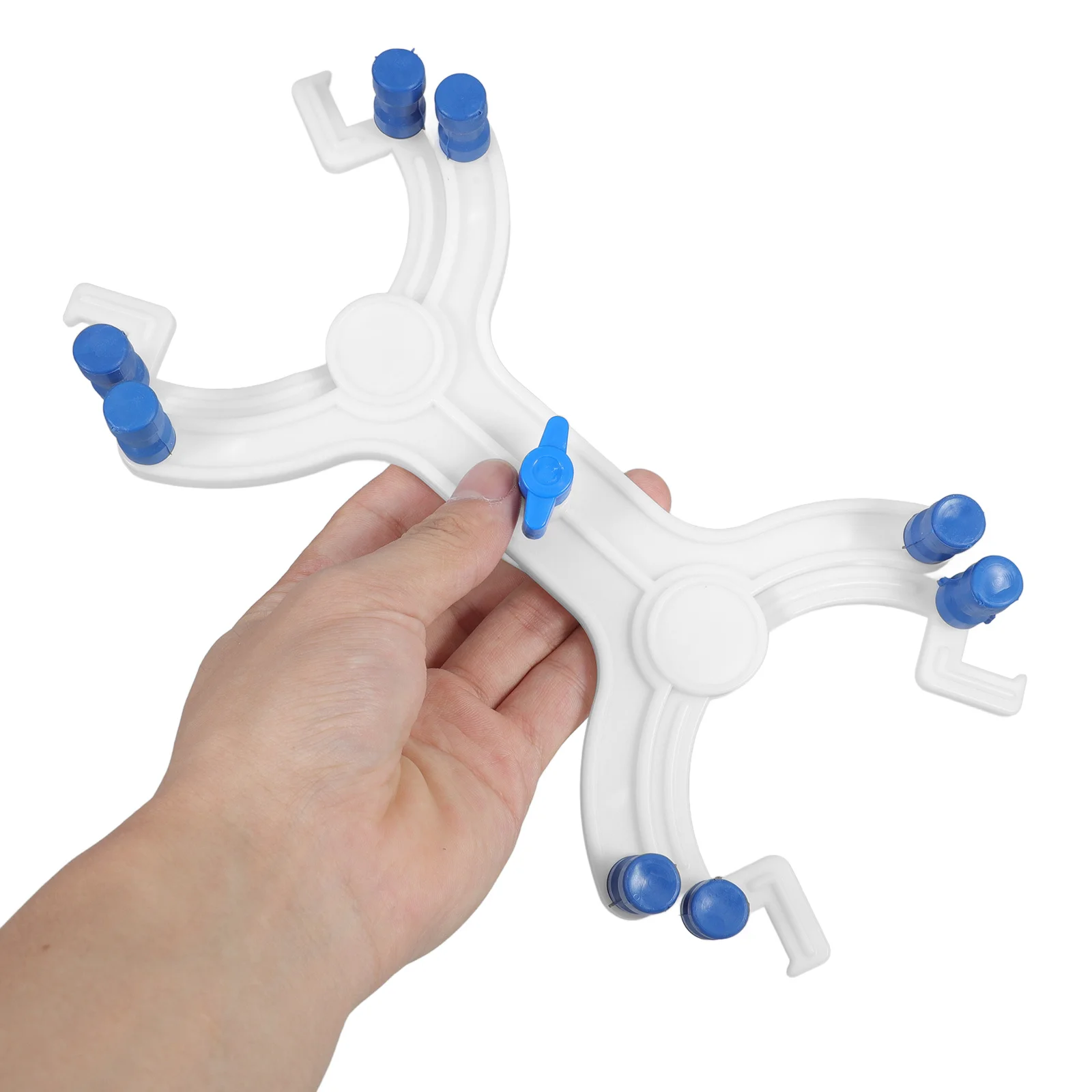 

Plastic Buret Clamp Grips Shape Lightweight Experiment Titration Clip Adjustable Tube Clips Clamps Lab Stand Tighten up