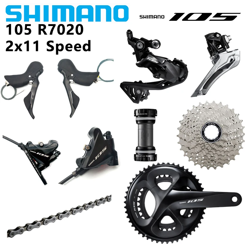 SHIMANO 105 2x11Speed Road Bike Groupset R7020 R7070 Shifter