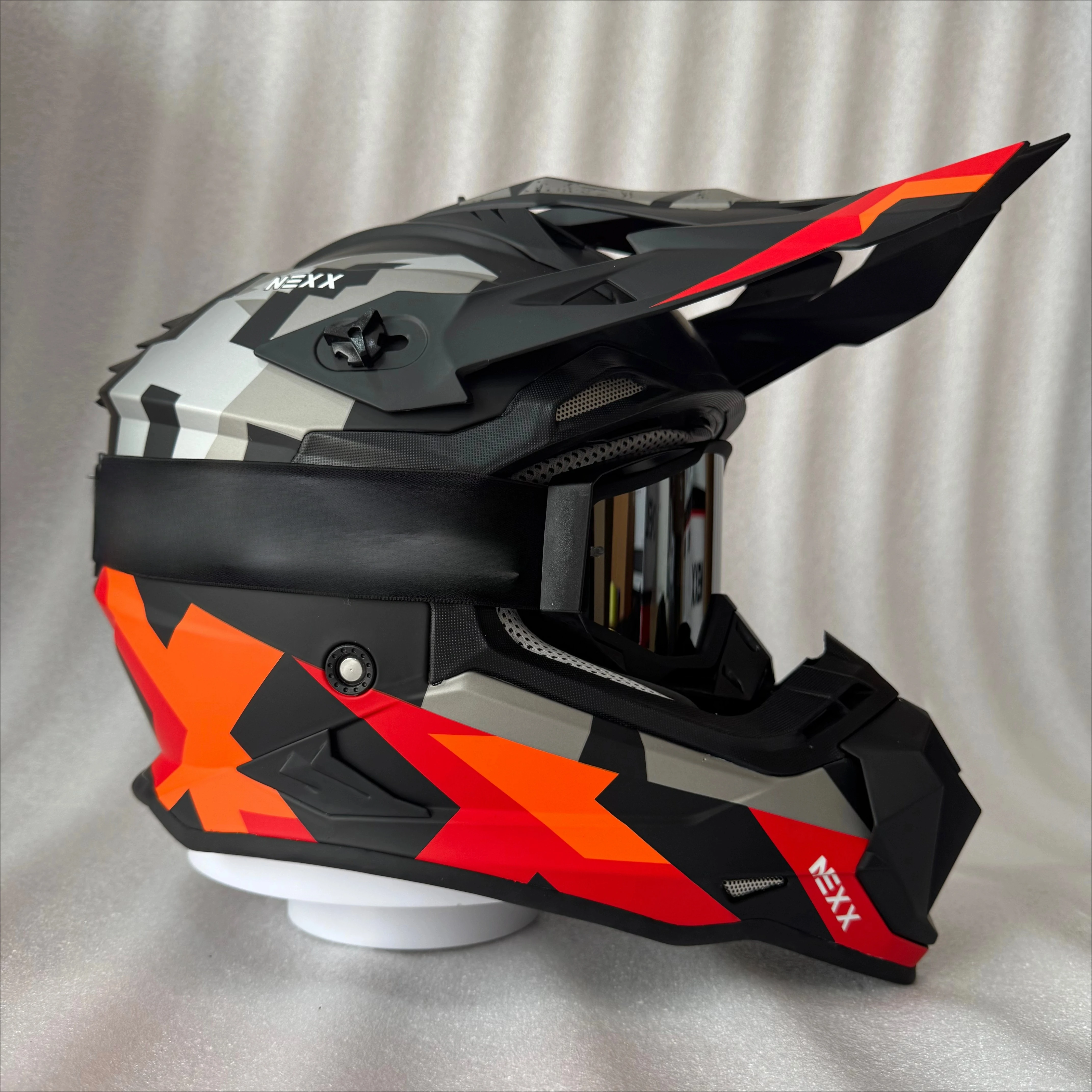 Kask motocyklowy terenowy NEXX z certyfikatem ECE GP pełnotwarzowy kask wyścigowy męski kaski motocrossowe Cascos Para Moto Casco Perro