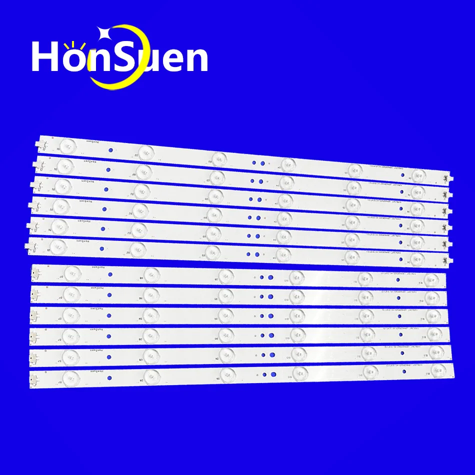 عدة 12 قطعة LED شريط إضاءة خلفي ل 46pfl3008 46pfl3008/78 46PFL3008D/78 EVERLIGHT Lbm460p0601-AI-3(HF)(0) Lbm460p0601-AJ-3(HF)(0) #1