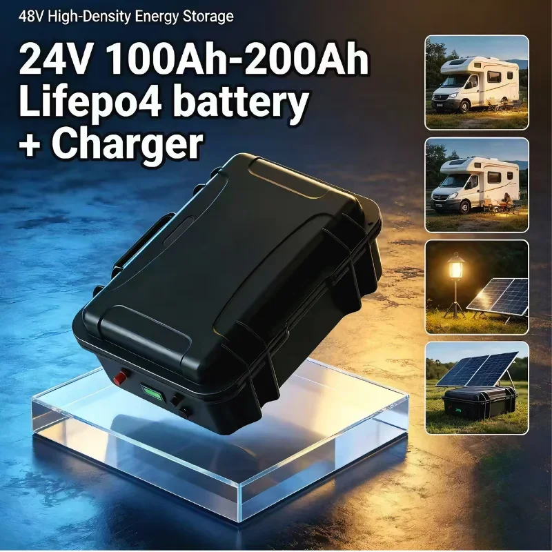 36V LiFePO4 Battery 100Ah 120Ah 150Ah | 8000+ Deep Cycles | Smart BMS Safety Guard | High Power Supply for Electric Motorcycle E