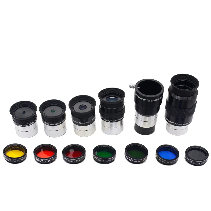 Astronomical Telescope Accessory Set 94303 Eyepieces Filters Celestron 1.25
