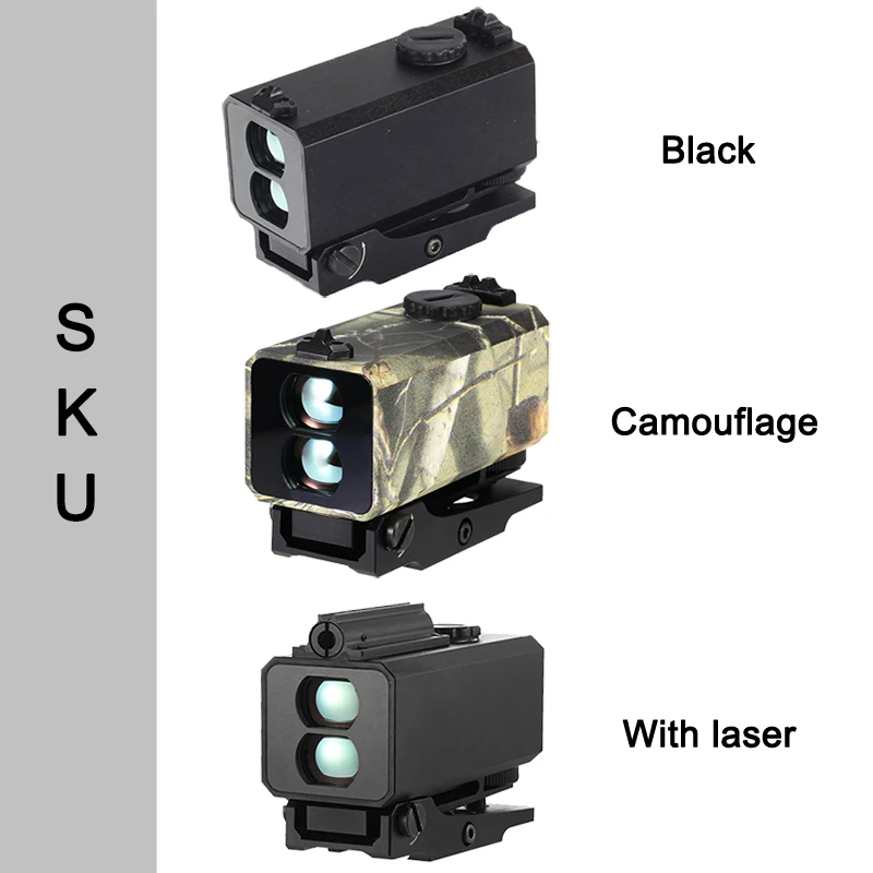 ZIYOUHU-Tactical Real-Time Laser Rangefinder, Mount on Rifle Shooting, Distance Speed Measurement for Outdoor Hunting, 700m