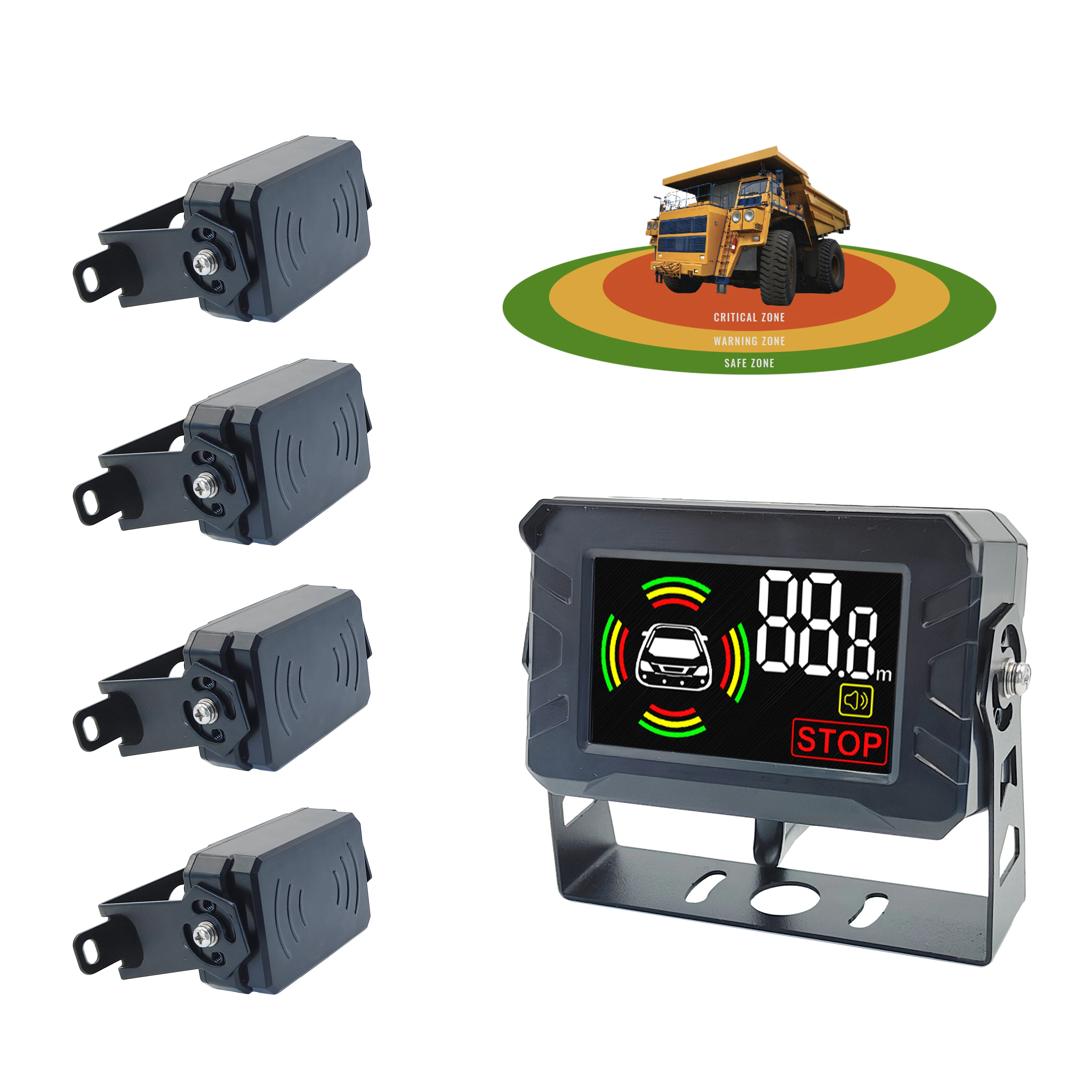 10M Truck Reversing Sensor IP69 Dustproof & Great Value for India Millimeter Wave Radar