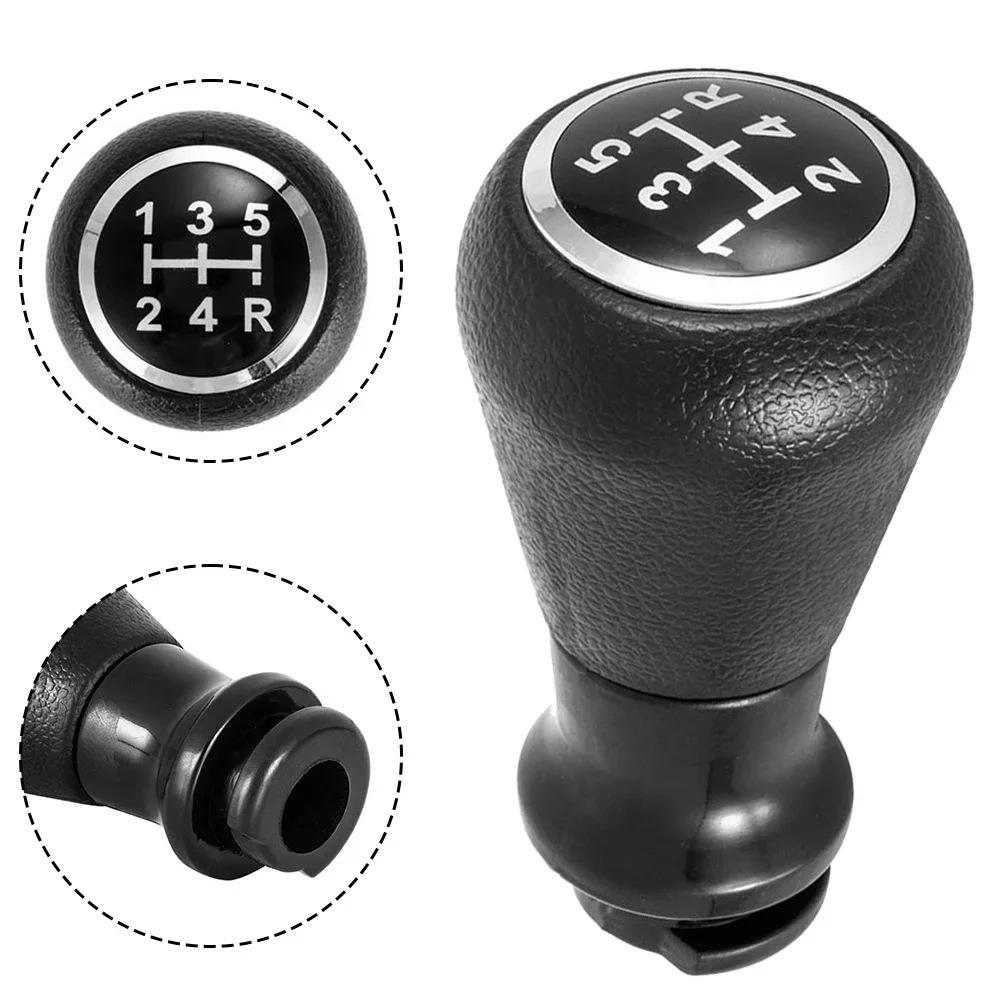 Manual Transmission Knob 5 Speed Gear Shift Knob Car Interior Enhancement High Universality Fitment Precise Gear Shifting