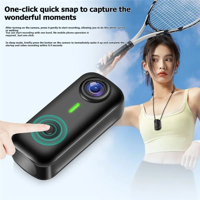 A99E-Wifi Enabled 2.7K Magnetic Wearable Action Camera Smart Anti-Shake Night Vision Hands-Free Body Cam For Sports Cycling view 4