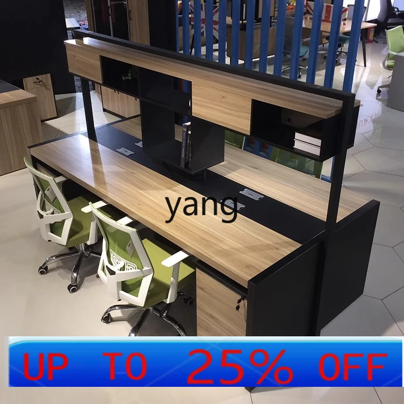 

CX simple modern open four-person computer staff desk studio furniture