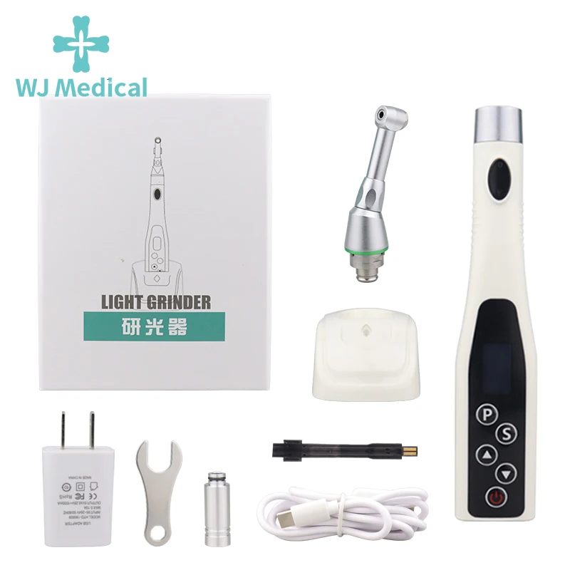 Dental Specialized Dental Instruments Are Used For Tooth Polishing Wireless With LED Lamp 4:1 Contra Angle Handpiece