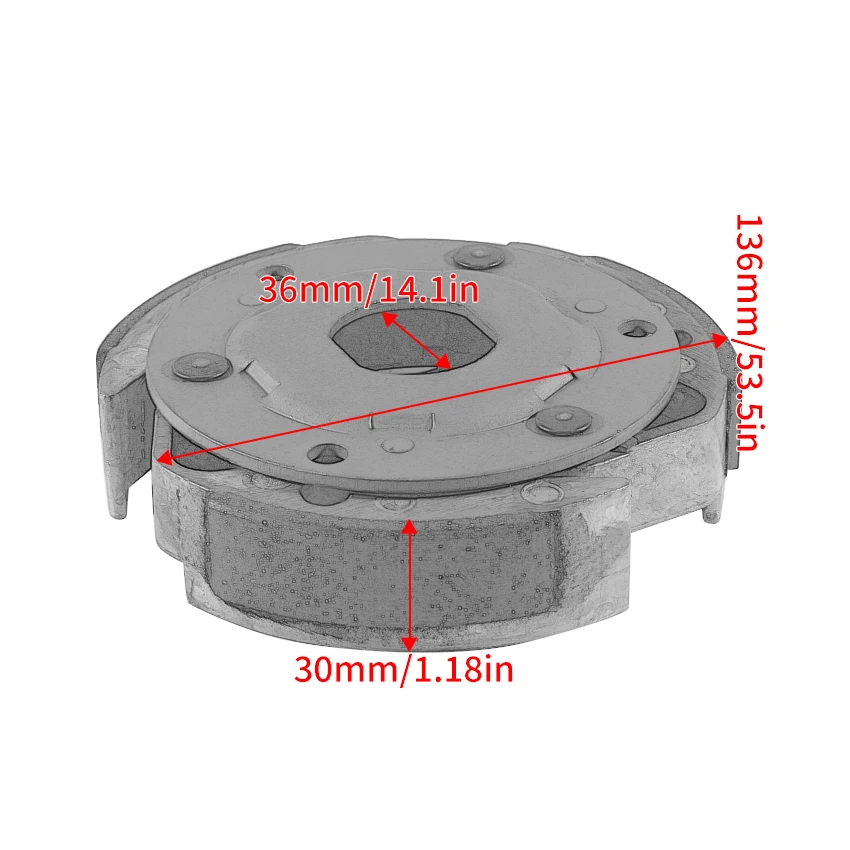 Motorcycle Centrifugal Clutch For SYM GTS 250 EVO GTS 300 EFI Citycom 300 EFI THE CBS Joymax 250i 300i Quadlander 250 300 300SL