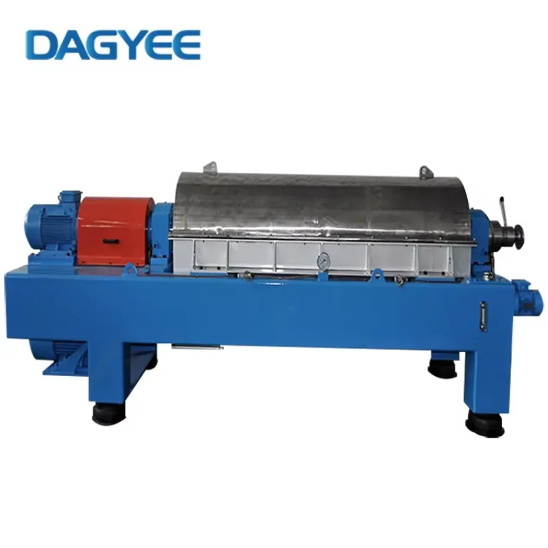 Horizontal Industrial Decanter Centrifuge Machine Palm Oil Sludge Separation Waste Mud Decanter Centrifuge