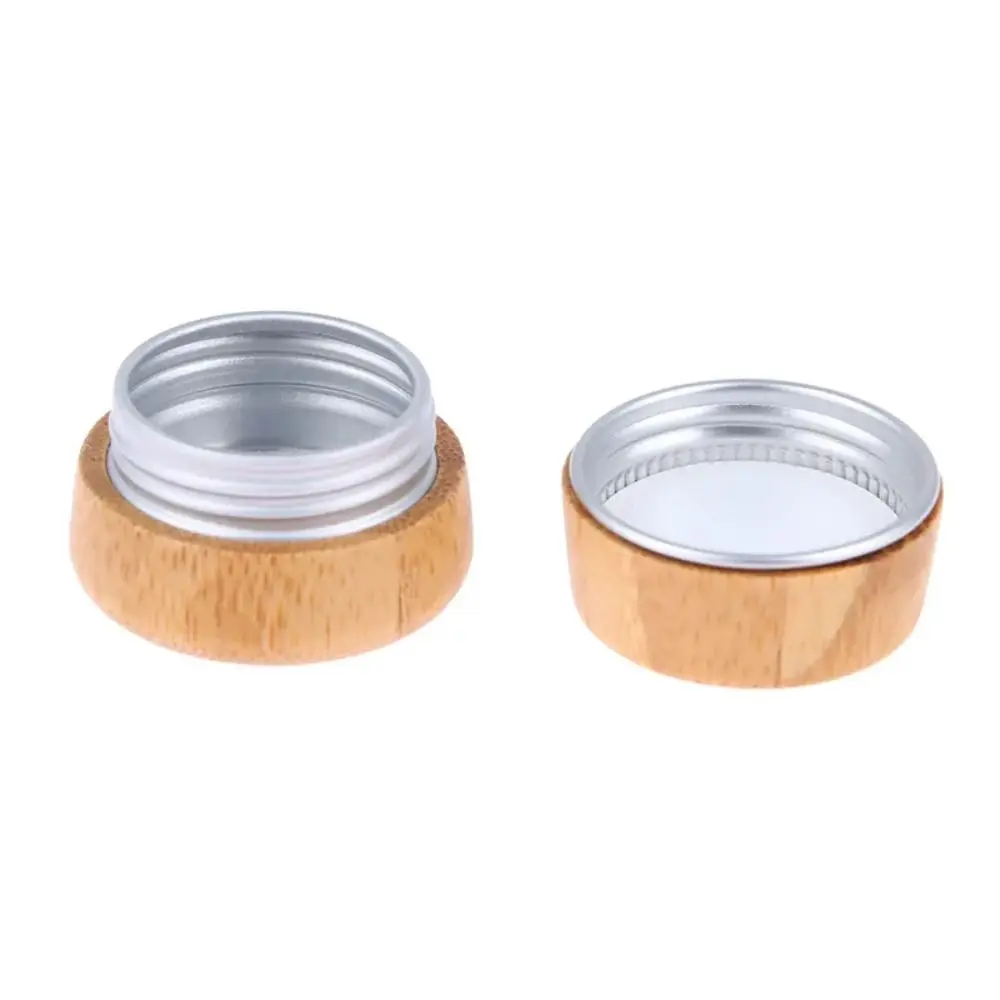 Mini Sealing Cosmetic Container Refillable Waterproof Cream Bottle Portable Bamboo Small Aluminum Cans Travel