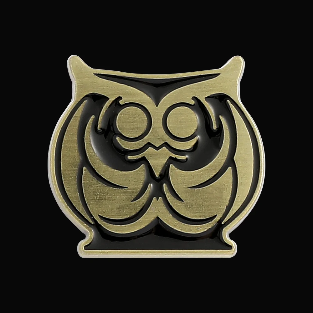 Animal Owl Enamel Brooch Pin Vintage Pins for Backpacks Men Metal Badge Christmas Gifts Accessories Lapel Pin Punk Jewelry Gifts