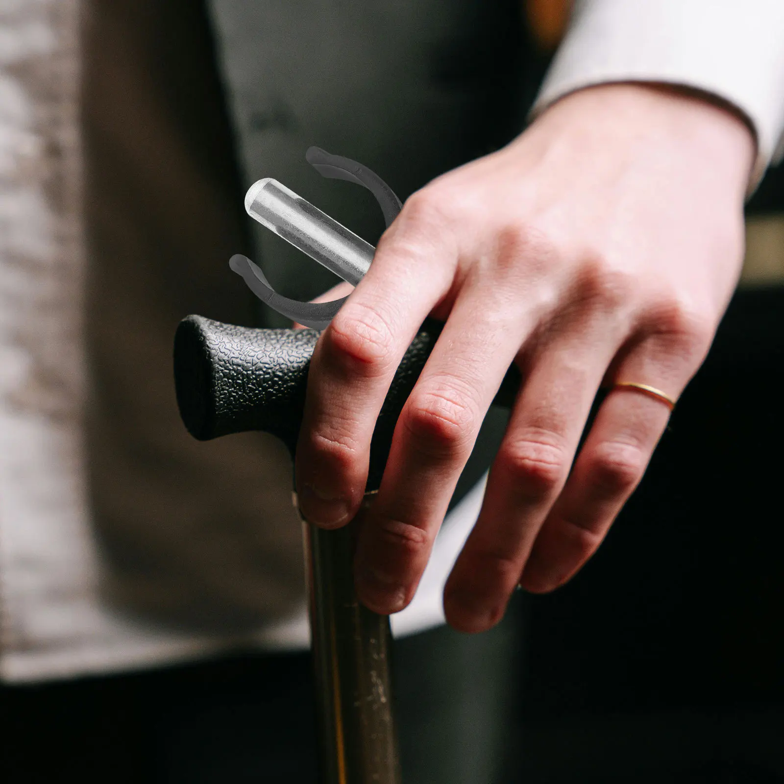 

12 шт. C-образная защелка, замки для костылей для тростей, треккинговые палки, сверхмощный сменный зажим для палок