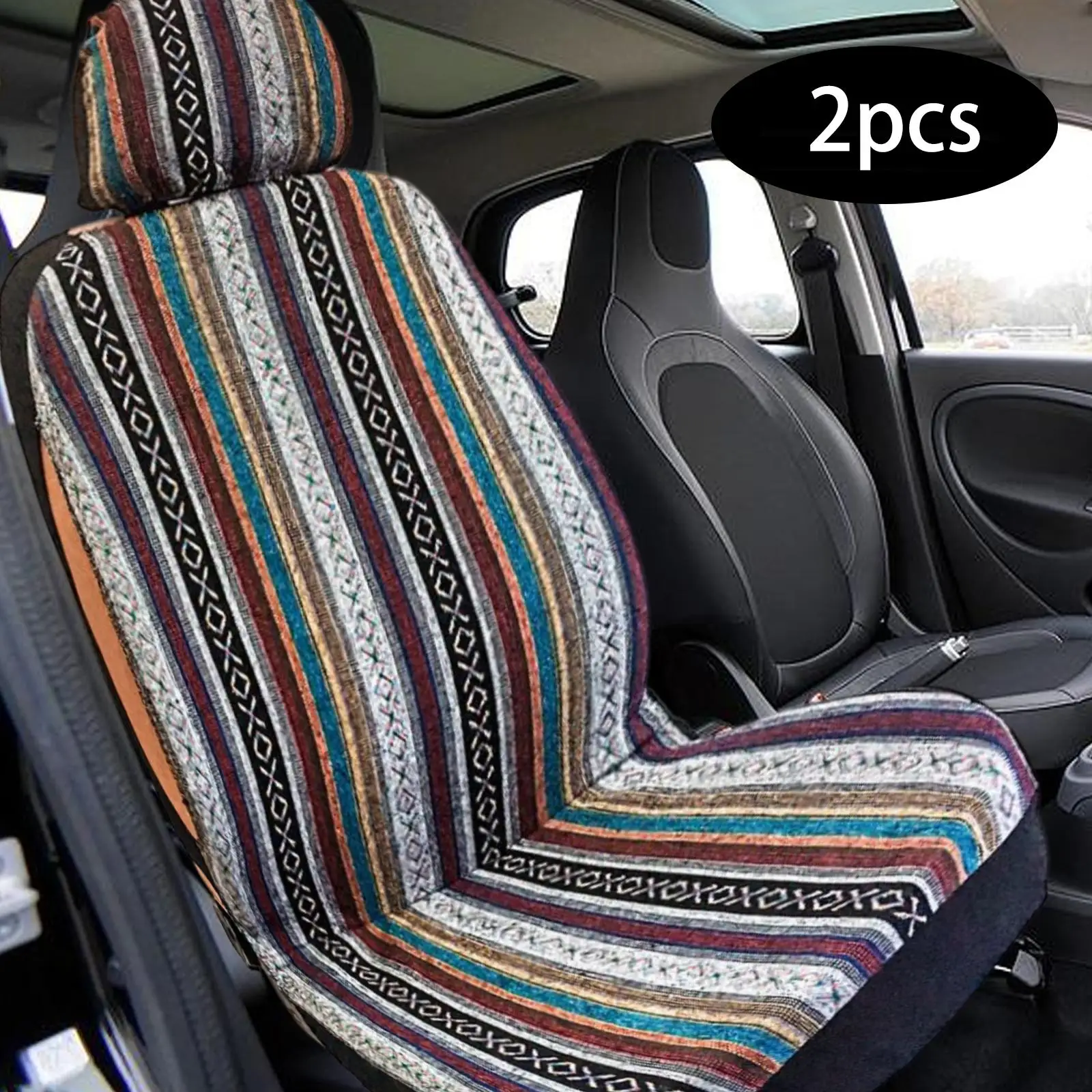 

Универсальные чехлы для автомобильных сидений: дышащие, моющиеся, с губкой 2 мм, для защиты салона автомобиля, обновление стиля передних сидений