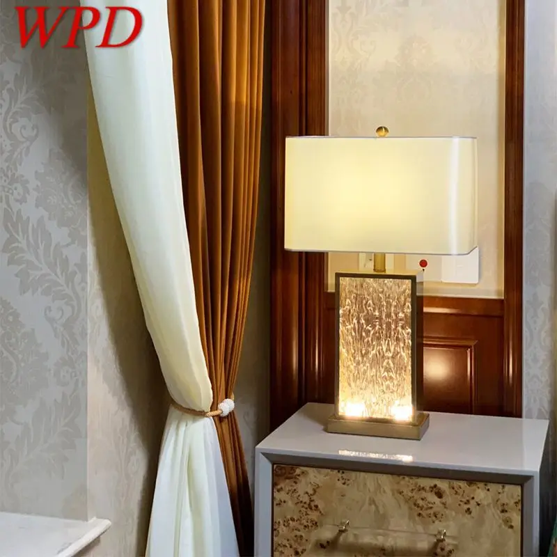 

WPD Nordic Modern Glaze Table Lamp Fashionable Art Iiving Room Bedroom Hotel LED Personality Originality Desk Light