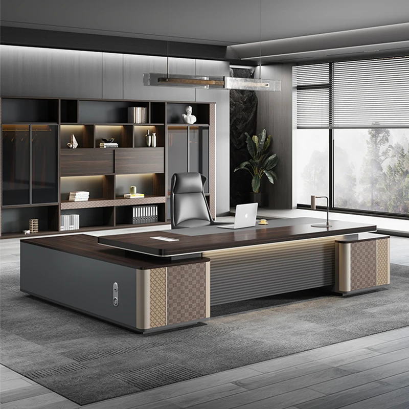 

Storage Modern Office Desks Shelf Shelves Bureaux Executive Desks Bureaux Computer Mesas De Escritorio Furniture