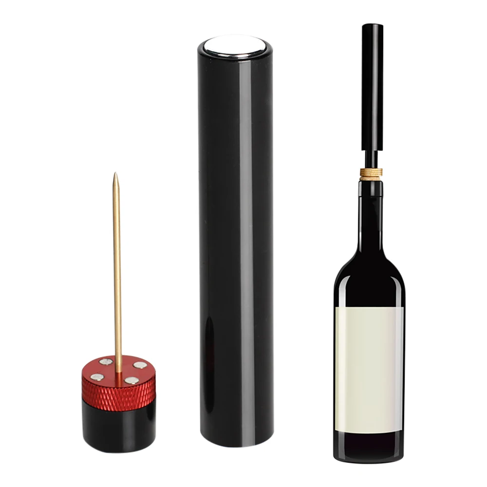 Portable Air Pump Wine Bottle Opener Safe Stainless Steel Pin Cork Remover Air Pressure Corkscrew Kitchen Tools Bar Accessories view 2