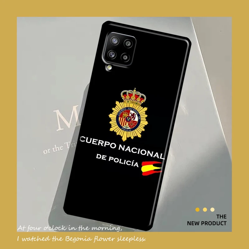 Spain National Police Logo Case For Samsung Galaxy A54 A34 A21S A12 A22 A32 A52 A72 A13 A33 A53 A73 A51 A71 A14 Cover