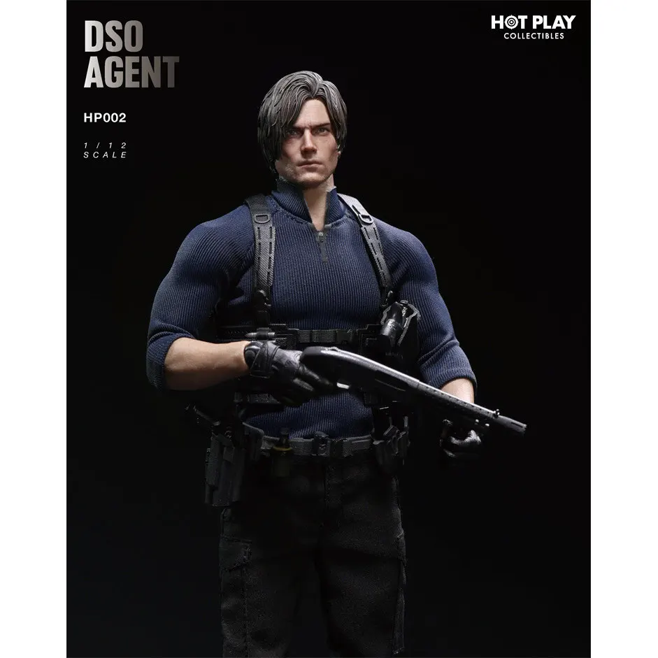 Pre-sale HOT PLAY HP002 Resident Evil Lyon DSO Agent 1/12 Action