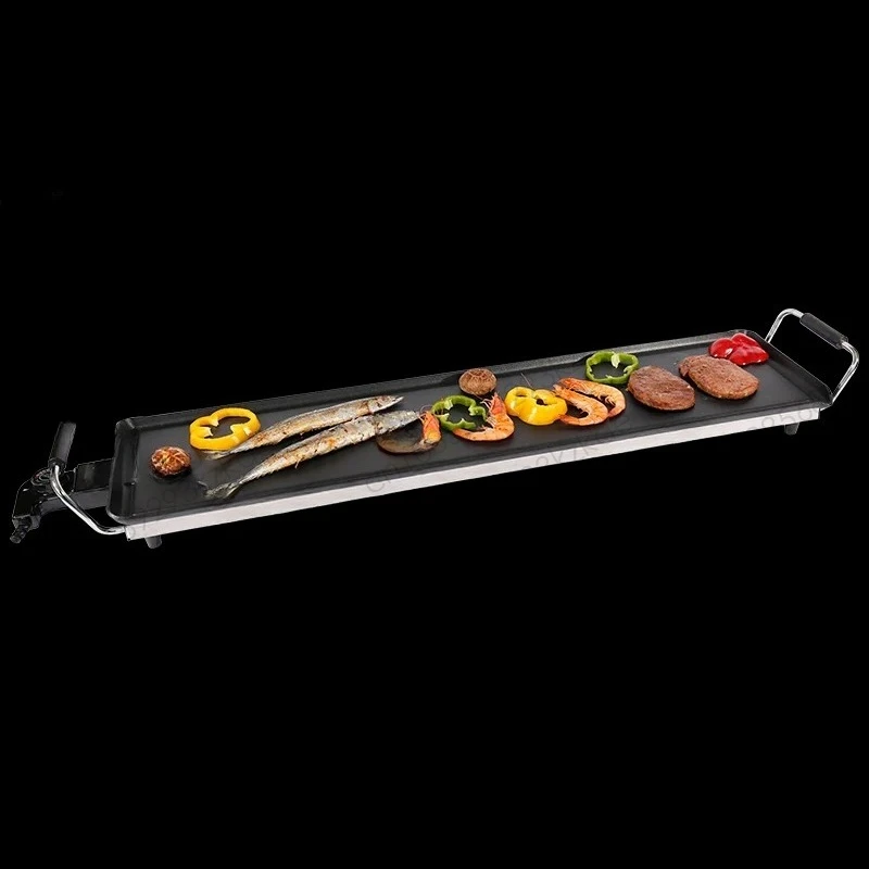 2025 Premium 100cm Electric Rotisserie Grill - Indoor Smokeless BBQ with Non-Stick Aluminum Pan