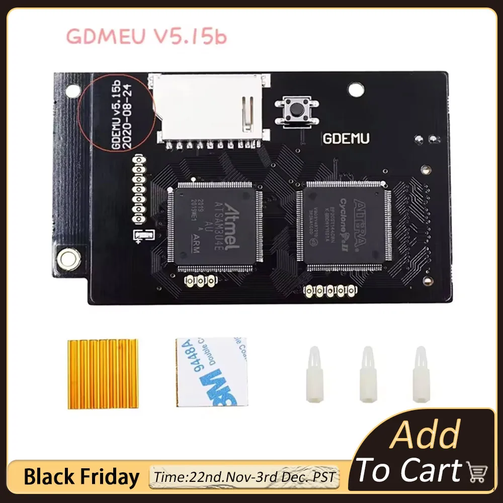 DC V5.15b GDEMU Optical Drive Simulation Board for SEGA Dreamcast with SD Card Games Installed Retro Video Game