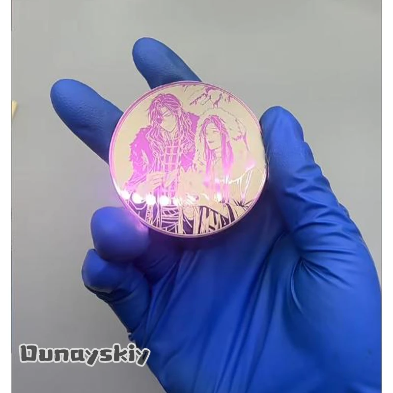 907Shen Qingqiu Luo Binghe 58mm Badge Kawaii Cartoon Round Metal Brooch Lapel Pins  Anime Self Rescue System Of Scum Villains