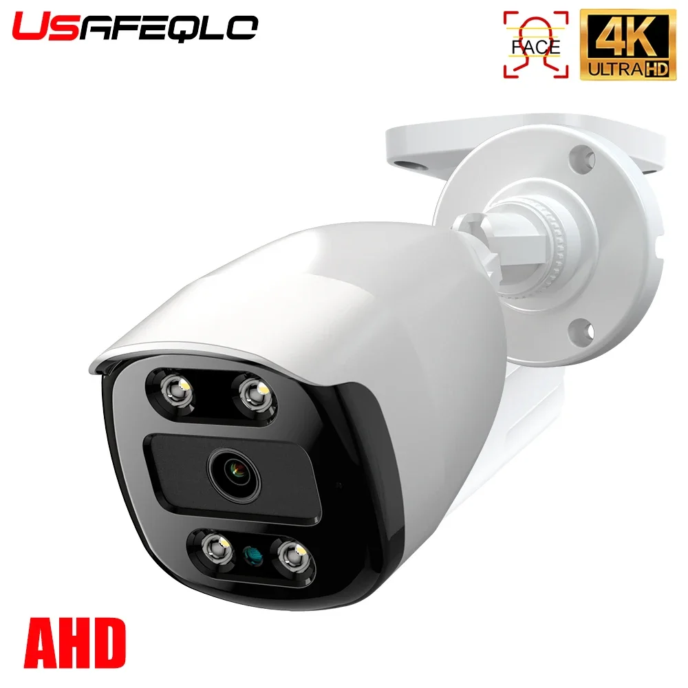 

8MP 4K 5MP AHD Camera H.265 Ai Face Detection 4Pcs IR Bullet Outdoor Waterproof CCTV Night Vision XVI Human Security Camera