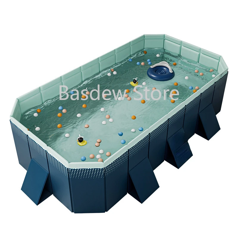 

Thickened wear-resistant outdoor non-inflatable collapsible paddling pool children's household pool