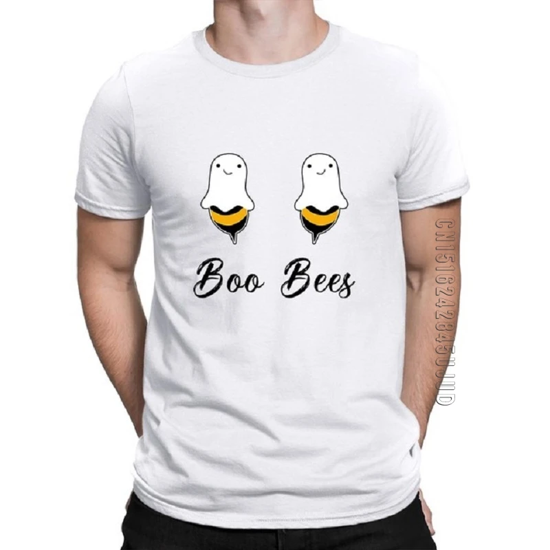 Boo Bees Couples Let It Be Funny Party Vintage Men T-Shirt Parent-child 100% cotton T-shirt high quality Halloween Costume