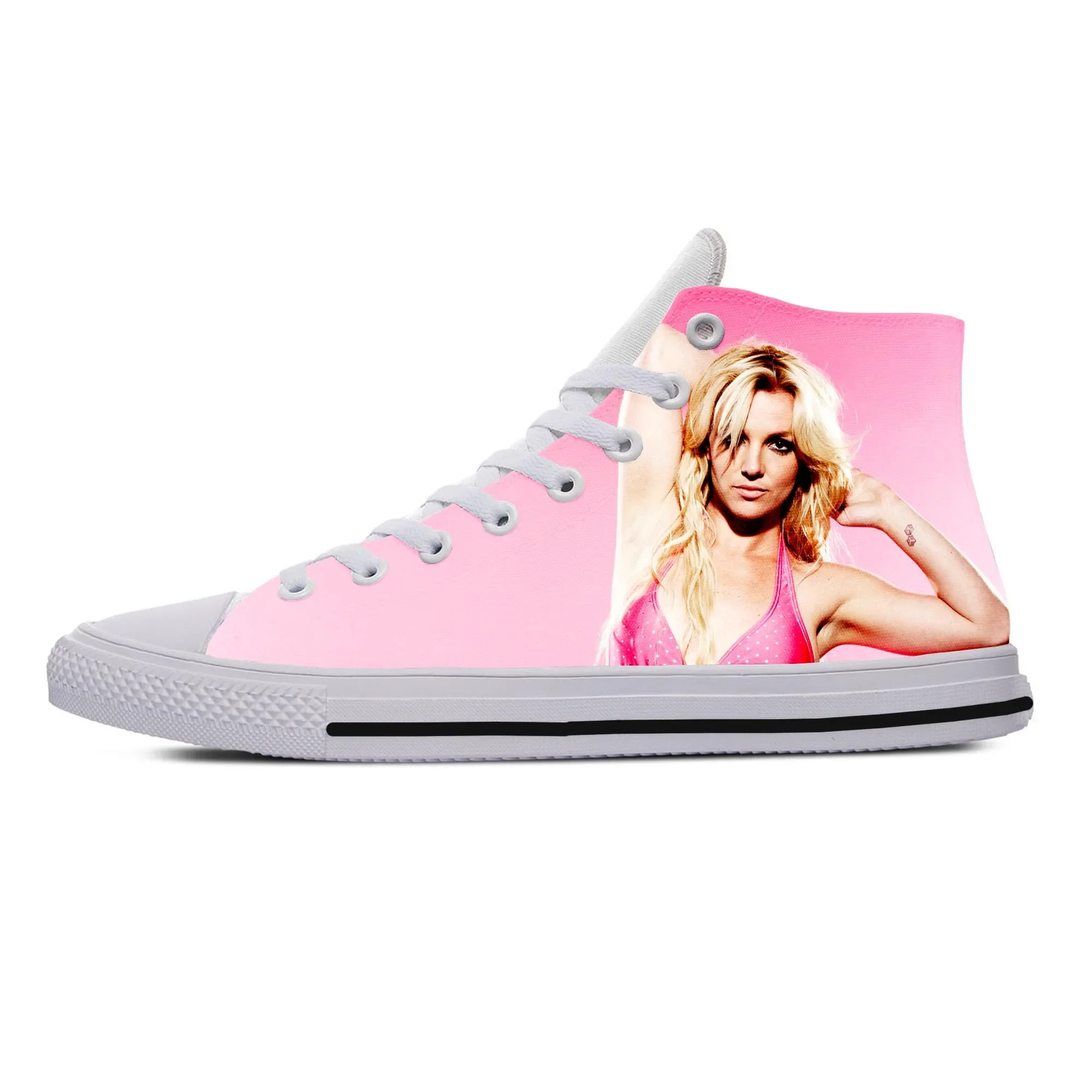 Hot Cool Summer Fashion Britney Spears High Sneakers uomo donna ultime scarpe Casual di alta qualità High Help Classic Board Shoes