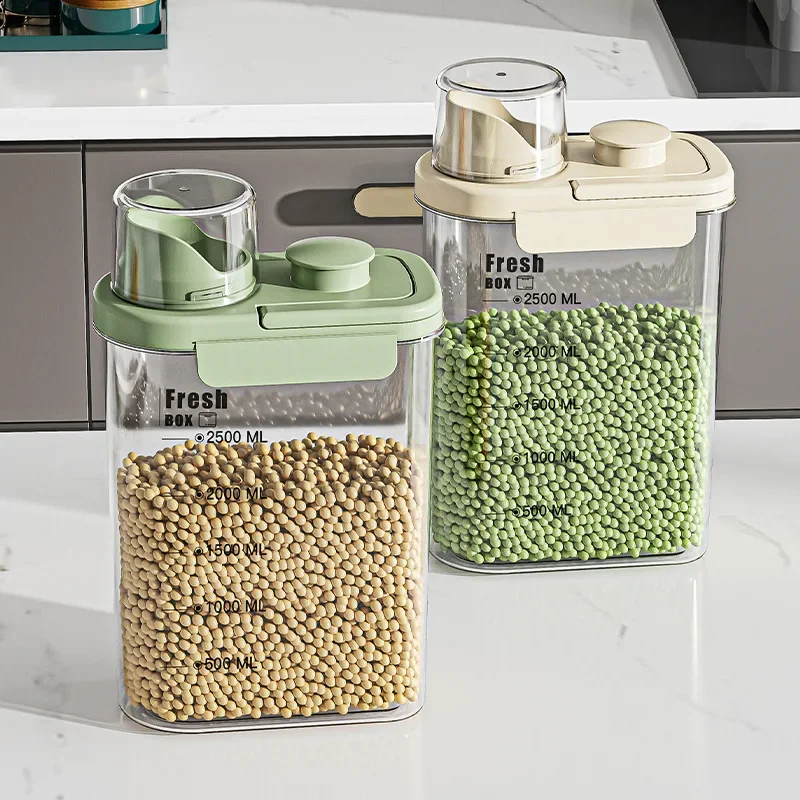 Sealed Food Storage Box for Kitchen, Large Capacity Cereal Storage Tank, Pest-proof and Moisture-proof