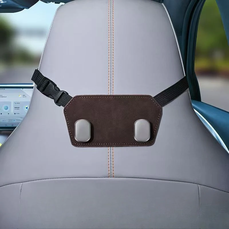 Car Hook Integrated Sports Seat Hook Rear Seat Suede Alloy Storage Organizer Hook