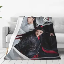 The Untamed Xiao Zhan Wei Ying Blanket Flannel Lan Zhan Wang Yibo Warm Throw Blanket for Bed Bedroom Quilt