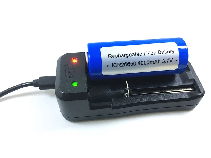 European Standard American Standard Universal Battery Charger14250 18650 18500 26650 16340 Dual-Slot USB Lithium Battery Charger