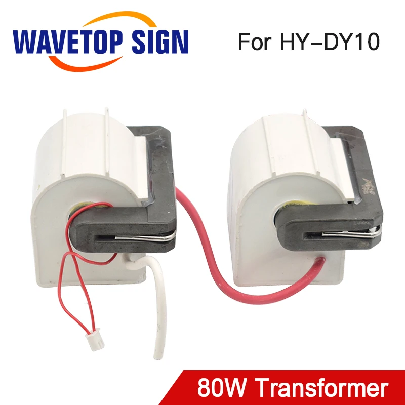 

WaveTopSign, Высоковольтный обратный трансформатор, HY-60TC-3T * 2 80 Вт для лазерного блока питания Reci DY10 80 Вт, 2 шт./партия