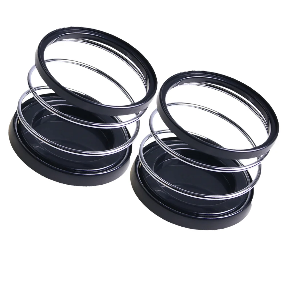 

2pcs Car Mounted Cup Holder Black Spring Drink Holder For Vehicle Air Outlet Can Storage Durable Car Accessories